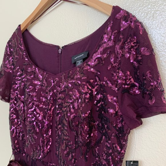 R&M Richards Sequined Godet Pleated Gown $149 - Picture 5 of 10